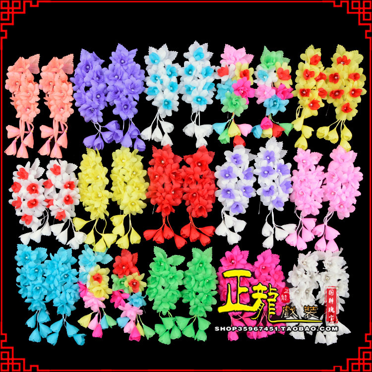 太原小姐鬓花头饰小花头花 好六朵